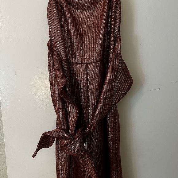 REVOLVE FREE PEOPLE Shimmer And Shine Jumpsuit in Ginger Snap - Picture 6 of 11